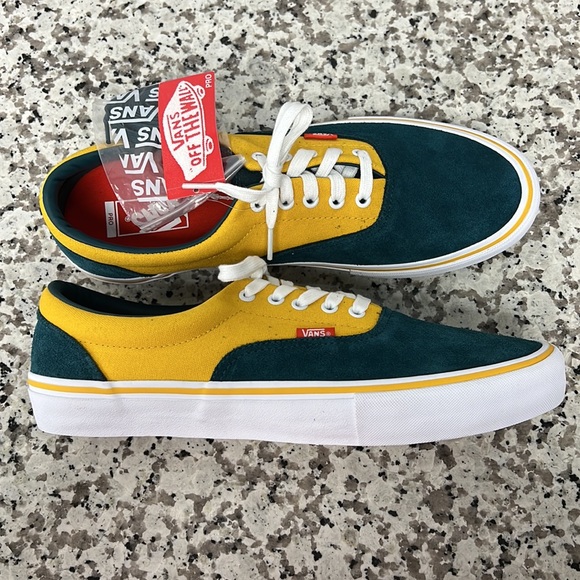VANS Men’s Era Pro Prime Atlantic Gold Suede Sneaker (size 13) - Picture 2 of 7